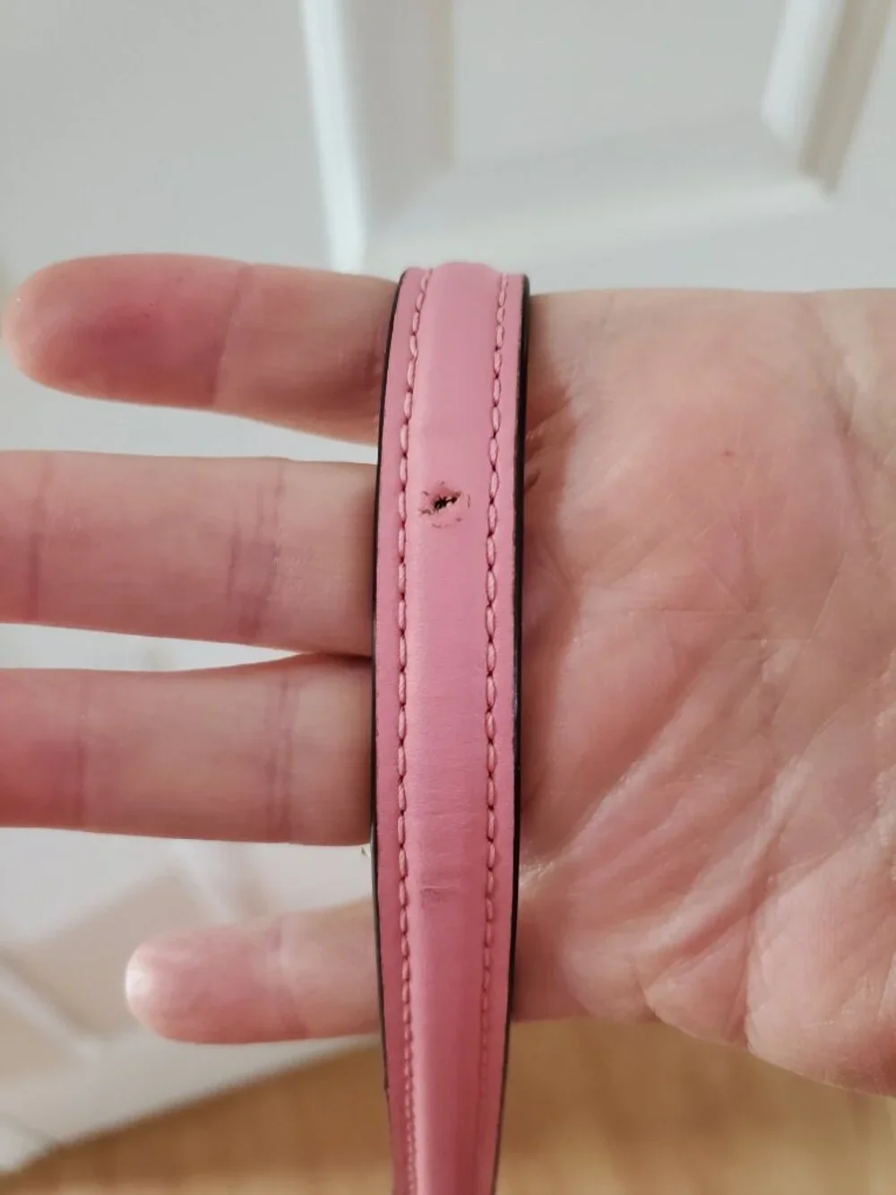 KATE SPADE Jae Flat Nylon Crossbody Bag Pink Leather Strap in Pink